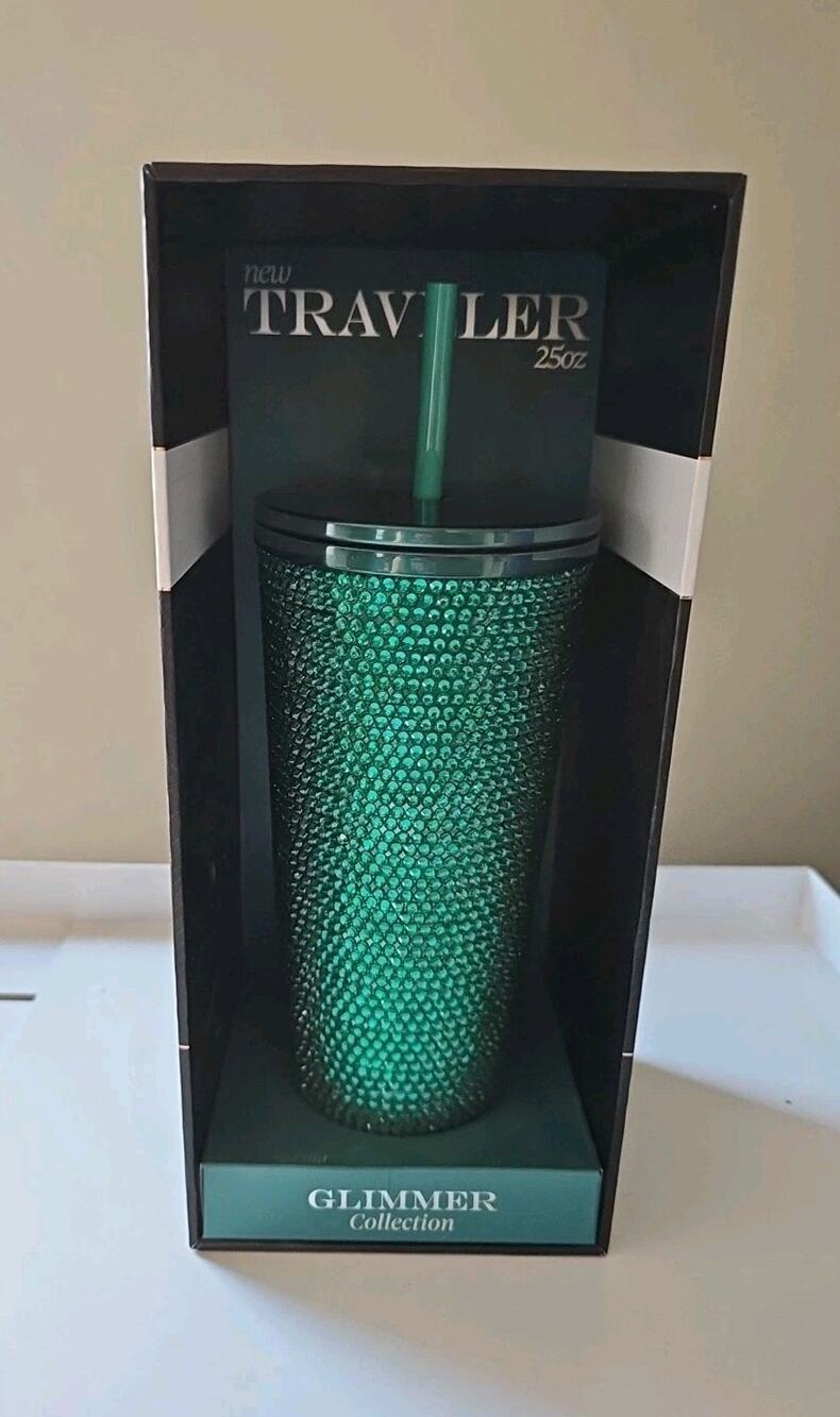 Hydrapeak Traveler 25oz Glimmer Collection Stainless Teal Insulated Tumbler